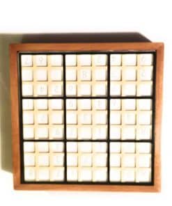 Juego de mesa de Sudoku de madera Deluxe