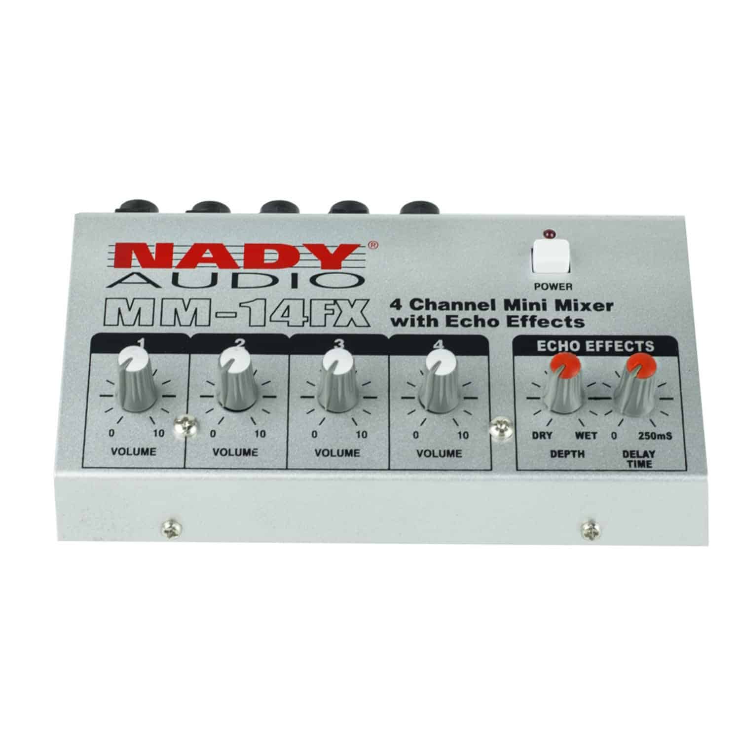 Nady MM-14FX Mezclador de Micrófono de 4 Canales con efecto