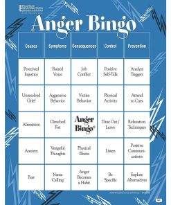 Bingo de Prevención de la Ira para Adultos