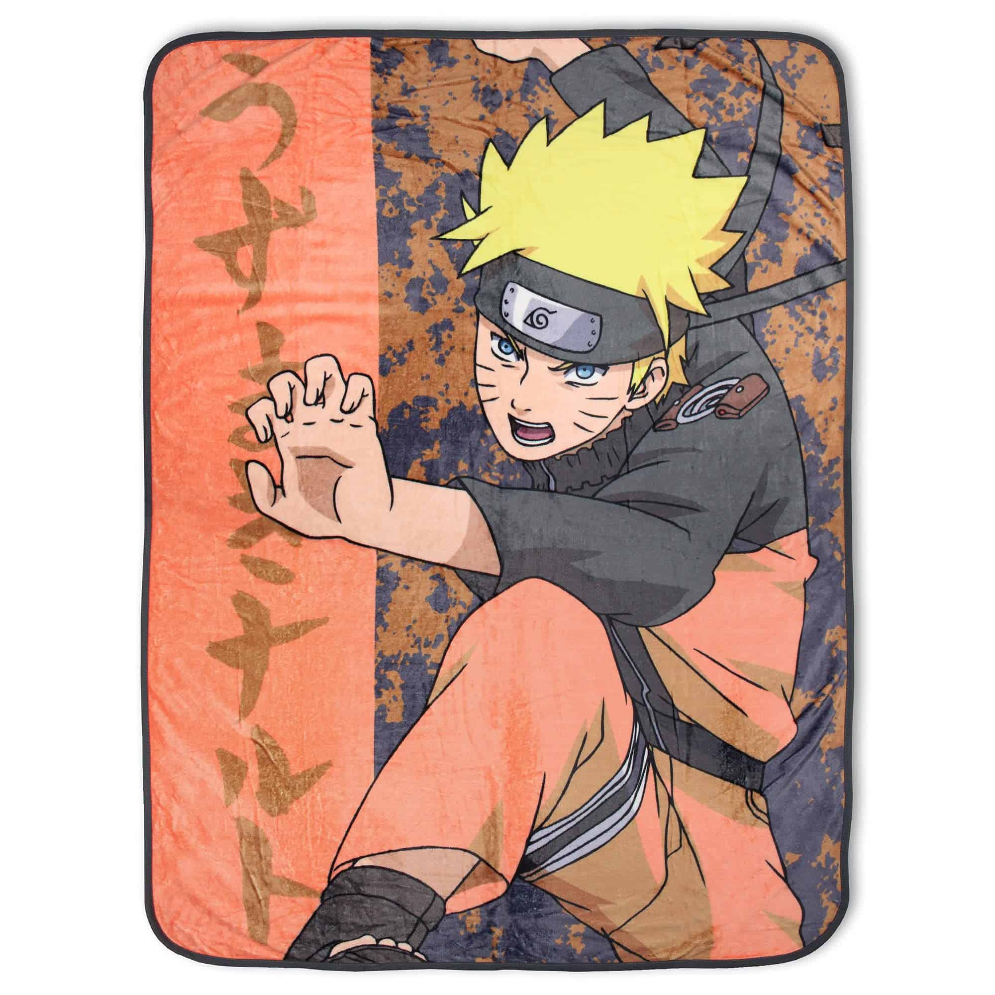 Manta de felpa JUST FUNKY Naruto Shippuden Naruto Uzumaki