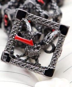 Juego de dados huecos de metal DND MS hong D&D Dungeons and