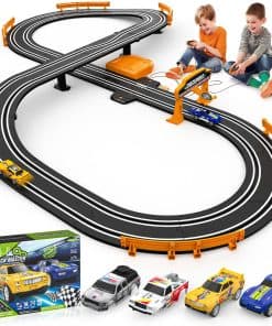 Juego de Pista de Carreras de Autos para Niños, Pista de