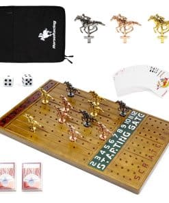 Juego de Carreras de Caballos SVINZ -Marrón