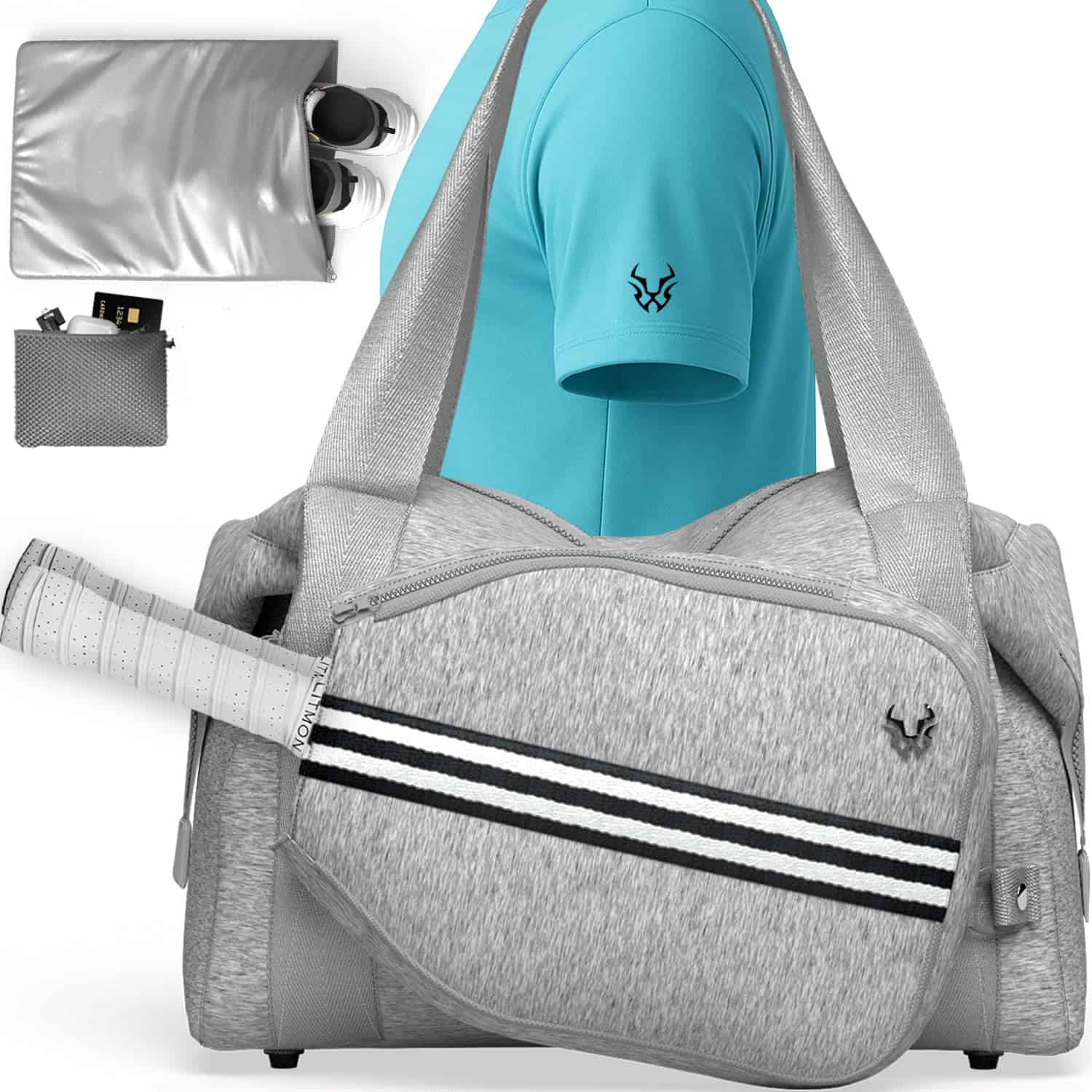 Bolso de Pickleball LITMON - Duffel de Neopreno con Estuche