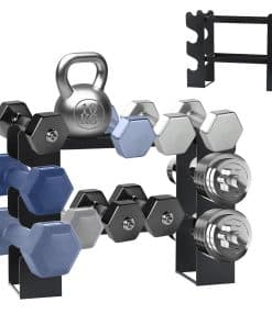 Soporte de estante para mancuernas MLOHASING - Soporte de
