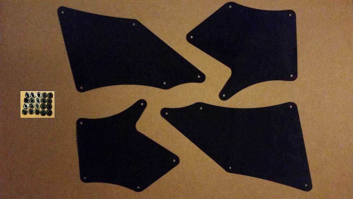 Conjunto de Cuatro Protectores contra Salpicaduras con