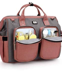 Bolso cambiador con correas para el cochecito y cambiador