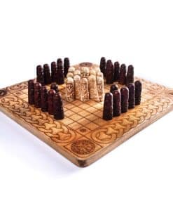 Juego de Hnefatafl Vikingo Hecho a Mano por Norse Tradesman