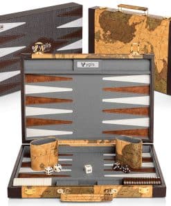 Juego de Backgammon Yglis de 15" para Adultos - Estuche