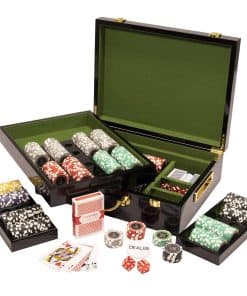 Juego de fichas de póker MBGBrybelly Eclipse en estuche de