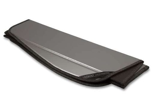Parasol para parabrisas Chevy Truck Silverado - Ajuste personalizado estilo acordeon aislado Plegable Plateado para camiones Chevrolet (2014-2019 Sin Salida de Carril) - Imagen 5