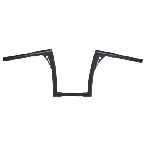 Manillar Batwing Ape Hanger de 1-1/4'' para Harley Sportster XL Softail FLST FXST (Negro Mate, 10 pulgadas) - Imagen 3