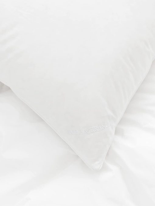 Almohada de camara de plumas BOLL & BRANCH - Mediana, Estandar - Concha de enfriamiento natural - Confort premium, Soporte superior - Certificado por IDS sin crueldad - Imagen 3