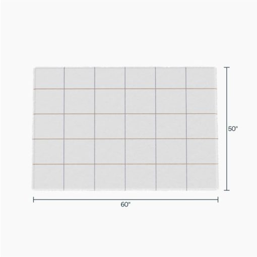 Manta de Exterior Outer Bug Shield con Tecnologia Repelente de Insectos- Manta de Exterior Repelente de Insectos Ligera, para Camping, Picnic y Playa, Swan White Windowpane Plaid, 50"W x 60" - Imagen 7