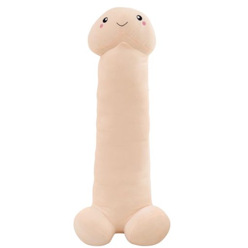 Almohada PeePee?, La Gran Almohada de Peluche Falica Novedosa para Cuddle, Durazno o Marron (Durazno (Beige), 31in (80cm))