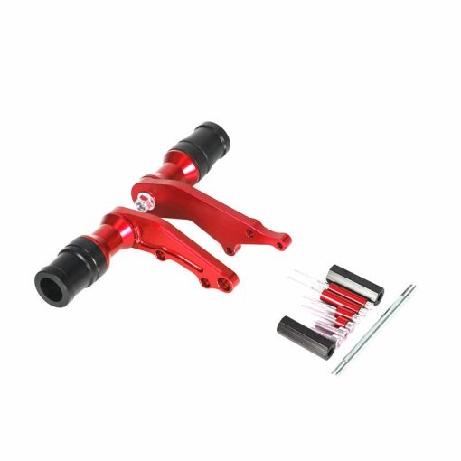 Protector de caida de deslizadores de marco CNC compatible con GROM 125 MSX125 MSX125SF 2022-2024 (Rojo) - Imagen 5