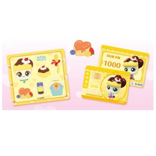 Figura de juguete en miniatura Dessert Catch Teenieping Season 4 Pudingping - Animacion coreana - Imagen 2