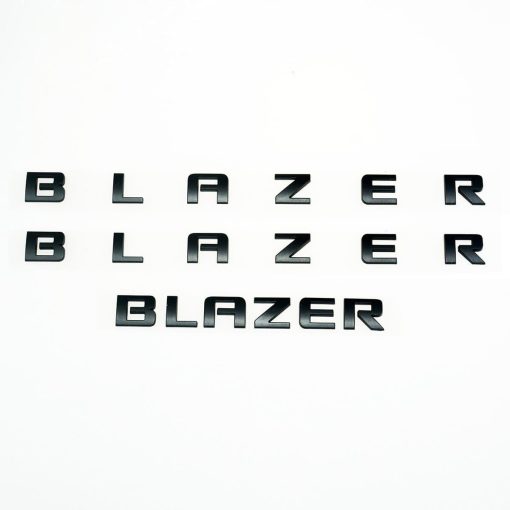 Paquete 5Pc de Emblemas 3D para Blazer Premier AWD 2019-2022 (Negro Brillante) - Imagen 2
