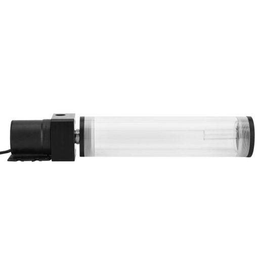 Diyeeni 19W 12v CPU Agua Enfriamiento Bomba Deposito DIY Combo, Bomba de Agua 800L/H, Puerto de Rosca G 1/4", Herramienta de Intercambiador de Calor del Sistema de Enfriamiento de Agua de la CPU de PC, Material Acrilico Transparente, Facil Instalacion (210mm) - Imagen 6