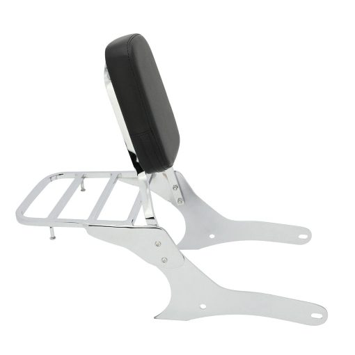Promesa Faster Nuevo Respaldo Sissy Bar con Almohadilla Comoda y Portaequipajes Compatible con/Reemplazo para Honda Rebel 500 Rebel 300 CMX500 CMX300 2017-2020 (Cromo) - Imagen 5