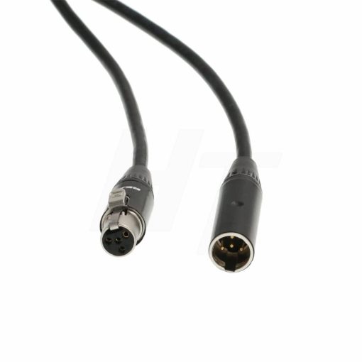 Cable de Extension de Adaptador de Audio de Microfono de Diadema HangTon para Transmisor de Cuerpo Shure SM-93 WBH WL Mini XLR 4 Pines TA4F Macho a Hembra (1.5M) - Imagen 5