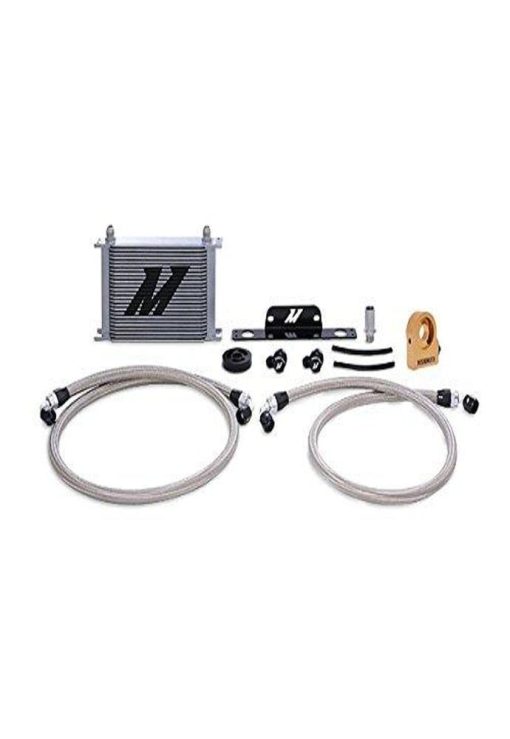 Kit enfriador de aceite Mishimoto MMOC-CSS-10TSL Termostatico Compatible con Chevrolet Camaro SS 2010-2015 Plata