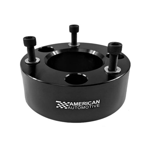 Kit de Elevacion Completo para F-150 2004-2020 [2WD/4WD] 3" Delanteros Espaciadores de Amortiguador de Acero Billet + Bloques de Levantamiento de Acero de 3" Traseros + 12" Pernos en U (Negro) - Imagen 2