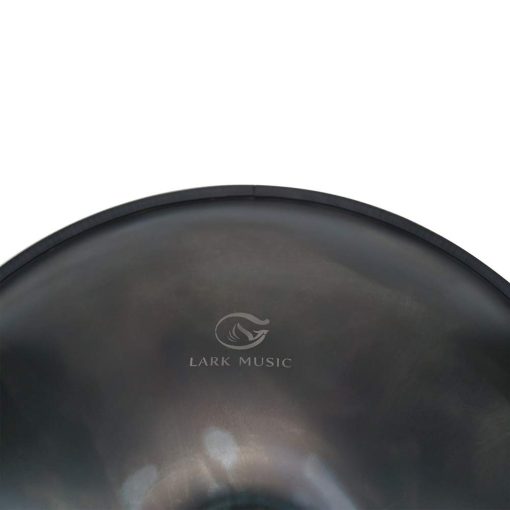 Handpan "Lark Music" en Re Menor 9 notas tambor de acero + Funda Suave para Handpan + (58 cm, Negro (Re Menor) 9 notas D3 A Bb C D E F G A) - Imagen 4