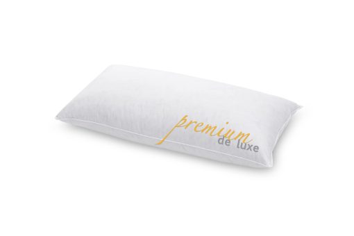 Almohada de Pluma HANSKRUCHEN Premium de Lujo 20x35 pulgadas - Fabricada en Alemania  Almohada de Plumas de 3 Camaras Hecha de 100% Algodon - 90% Plumas 10% Plumas de Relleno para Personas con Alergias