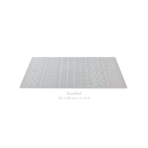 Tapete Infantil Toddlekind - Tapete de Espuma Premium, 4 x 6 pies Tapete de Espuma de Calidad Premium para Bebes/Ninos Pequenos, Elegante, No Toxico, Inodoro, Berber-Storm (Gris) - Imagen 4