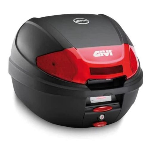 Maleta superior negra mate GIVI E300N2 de 30 litros con sistema Monolock