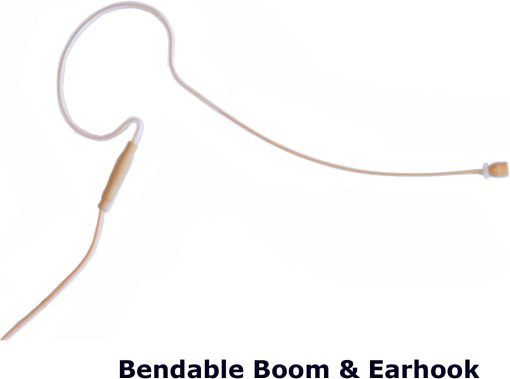 Rannsgeer Mini Microfono de Diadema Reemplazo para Sennheiser Sistema Inalambrico (Cocoa) - Imagen 3