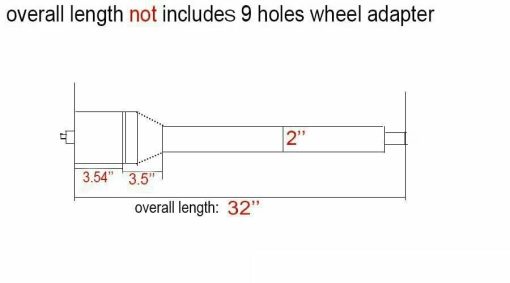 Columna de direccion inclinable con cambio de piso de 32'' ND con llaves de ignicion y adaptador de volante (DM-8513C) - Imagen 4