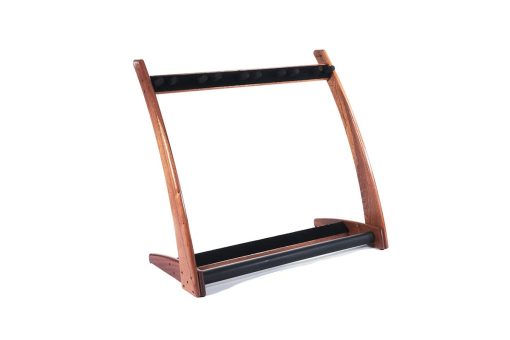 Ruach GR-2 Curve Soporte de Guitarra de 5 Formas Personalizable para Guitarras y Estuches - Caoba - Imagen 5