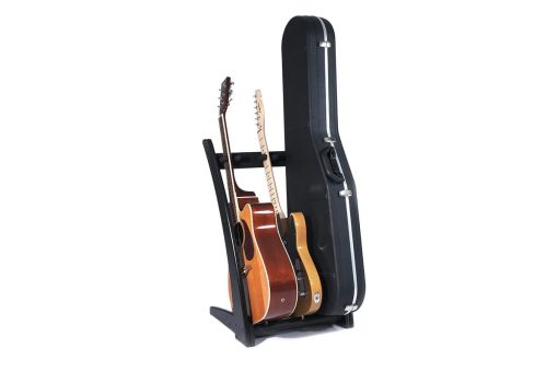 Ruach GR3 Curva Soporte de Guitarra Personalizable 3 Vias para Guitarras y Estuches - Negro - Imagen 4