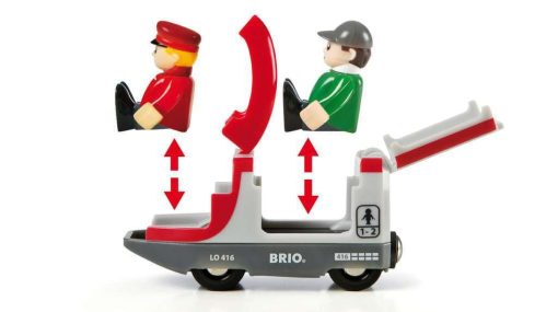BRIO World - 33512 Travel Switching Set | Juego de tren de madera premium con 42 piezas y accesorios | Ideal para niños de 3 años en adelante | Compatible con todos los juguetes ferroviarios BRIO - Imagen 8