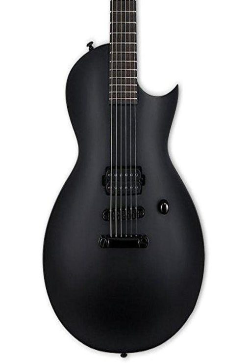 Guitarra Electrica ESP LTD EC-Black Metal, Satinada Negra