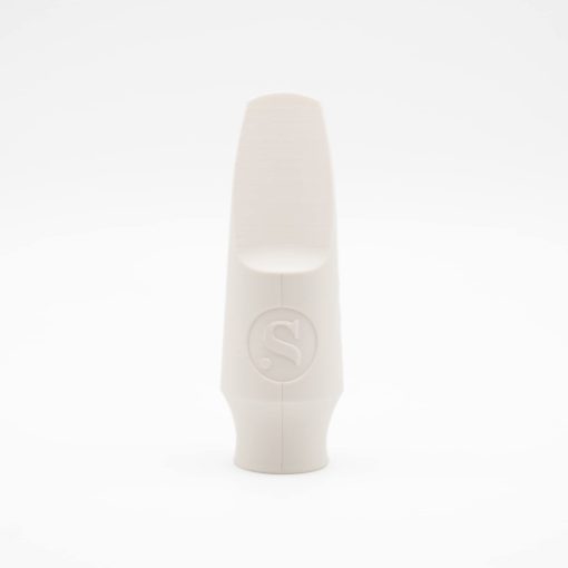 Boquilla de saxofon alto Syos, modelo Steady, Abertura de 6, Blanco artico - Imagen 9