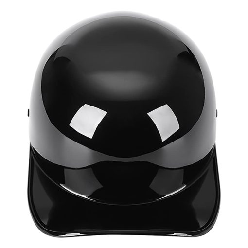 Casco de Motocicleta Estilo Gorra de Beisbol Yesmotor Unisex - Aprobado por la DOT (Negro Claro, L) - Imagen 4