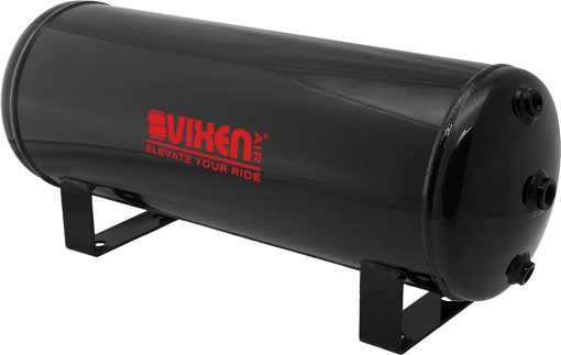Tanque de Aire Vixen de 3 Galones (12 Litros) con 7 Puertos para Suspension/Aire Comprimido/Claxon de Tren 200 PSI VXT3100 - Imagen 2