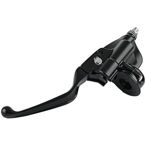 Kit de Control de Freno de Manillar Chern Yueh 9/16 Pulgadas para Disco unico para Harley-Davidson 45019-96 a partir de 1996 (Negro Mate) - Imagen 3
