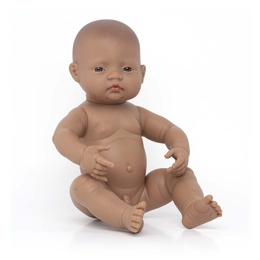 Muneco Bebe Recien Nacido Anatomicamente Correcto de 15.75'' Miniland Educational - Nino Hispano