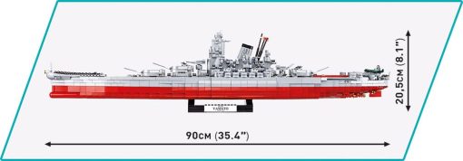 Bloques de construccion Cobi de 2665 piezas Hc WWII /4833/ Acorazado Yamato - Imagen 6