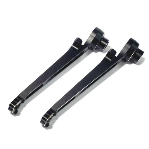 SH816-6 Brazo oscilante de balancin metalico Palanca de balanceo de brazo de entrenamiento barra de estornudos Aleacion de aluminio Juego de brazos traseros para buggy todo terreno a escala 1/10 de Tamiya Tamiya 58719 Chasis BB01 BBX BB-01 Brazos de refuerzo de suspension trasera de coche RC - Imagen 4
