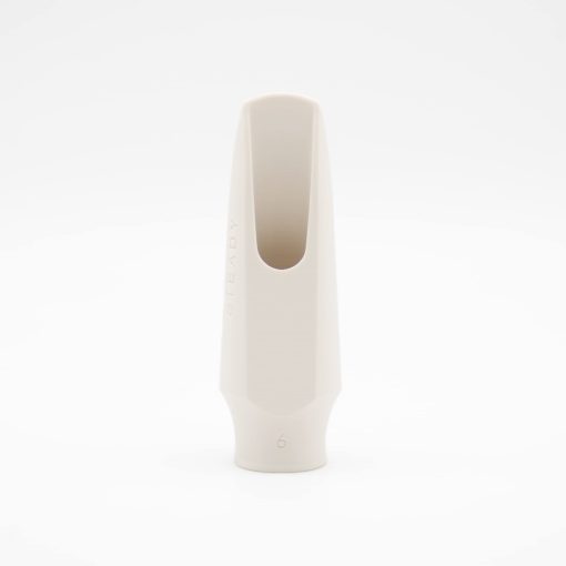 Boquilla de saxofon alto Syos, modelo Steady, Abertura de 6, Blanco artico - Imagen 8