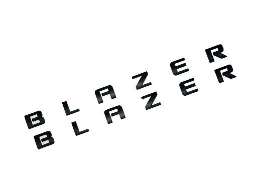 Paquete 5Pc de Emblemas 3D para Blazer Premier AWD 2019-2022 (Negro Brillante) - Imagen 4