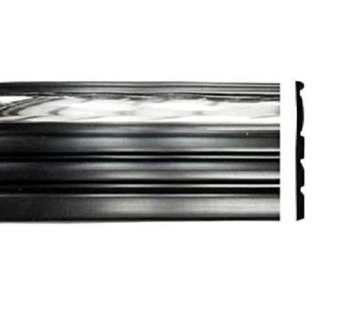 Moldura de Carroceria Lateral Negra Brillante para Chevy Silverado 1999-2006 - 3-7/8" de Ancho (Rollo Completo - 20 pies)