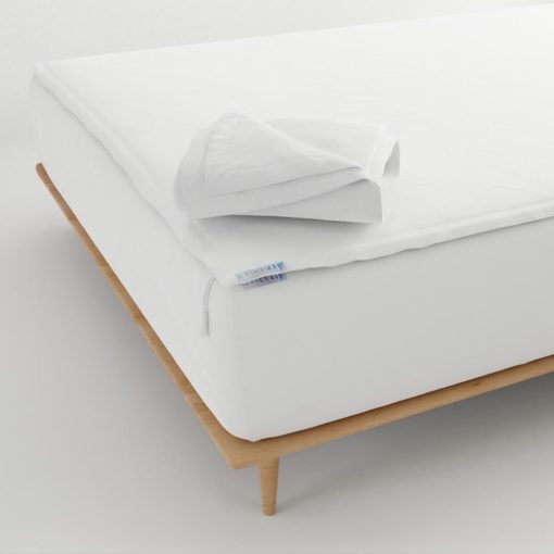 Sabana Ajustable QuickZip - Incluye 1 Base de Sabana Ajustable y 2 Sabanas con Cierre - Facil de Cambiar, No Se Saldra - Tamano Calking - Sabana Ajustable de Algodon Saten 400 TC - Bolsillos Profundos de 17.5" Calking - Blanco