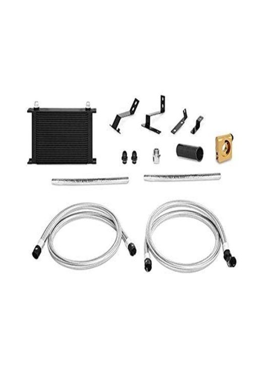 Kit de Enfriador de Aceite Mishimoto MMOC-CAM4-16TBK Termostatico Compatible con Chevrolet Camaro 2.0T 2016+ Negro Sigiloso