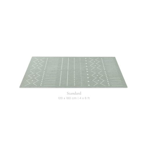 Tapete de Juego Toddlekind - Tapete de Espuma Premium, 4 x 6 pies de Alta Calidad para Bebes/Ninos Pequenos, Elegante, No Toxico, Inodoro, Berber-Moss (Verde) - Imagen 4